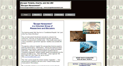Desktop Screenshot of escape-tickets-irs-court.org