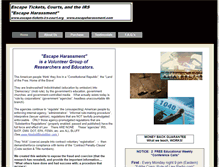 Tablet Screenshot of escape-tickets-irs-court.org